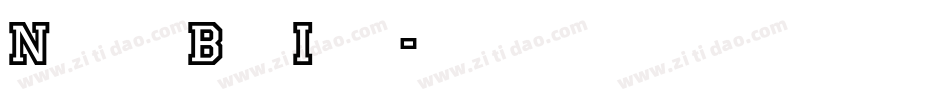 Nebraska Bold Italic字体转换